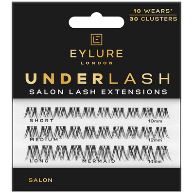 Eylure Underlash Salon Lash Extensions Individual Lash Clusters Mermaid Black