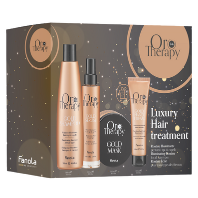 Fanola Oro Therapy 24k Gold Luxury Hair Treatment Gift Set