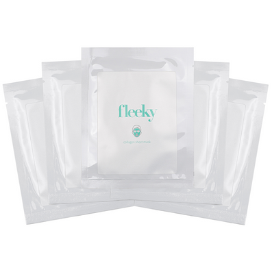 Fleeky Collagen Sheet Masks Pack of 5