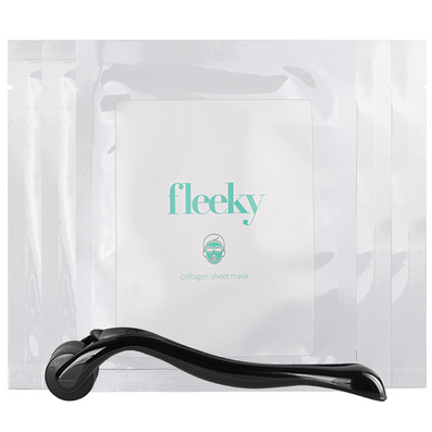 Fleeky Collagen Sheet Mask & Dermaroller