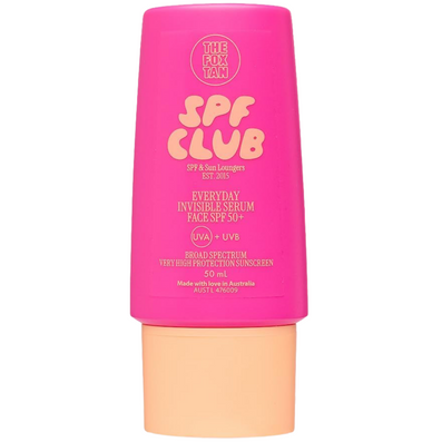 The Fox Tan SPF Club Everyday Invisible Face Serum SPF50+ 50ml