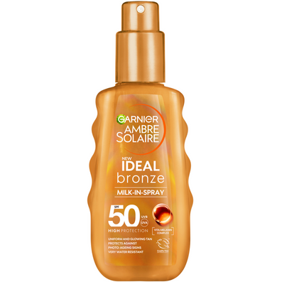 Garnier Ambre Solaire Ideal Bronze Milk-In-Spray SPF50 150ml