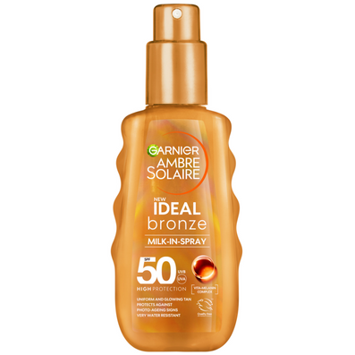 Garnier Ambre Solaire Ideal Bronze Milk-In-Spray SPF50 150ml