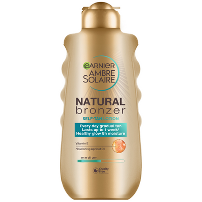 Garnier Ambre Solaire Natural Bronzer Self Tan Lotion Medium 175ml