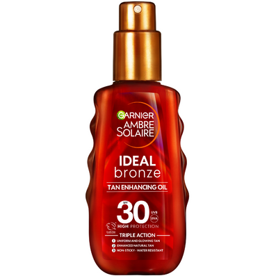 Garnier Ambre Solaire Ideal Bronze Tan Enhancing Protection Oil SPF30 150ml