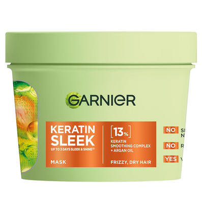 Garnier Keratin Sleek Hair Mask 370ml