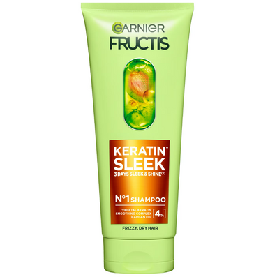 Garnier Fructis Keratin Sleek No. 1 Shampoo 200ml