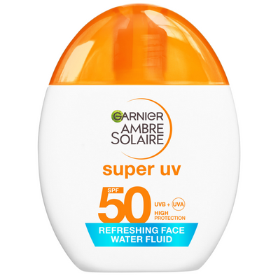 Garnier Ambre Solaire Super UV Refreshing Face Invisible Water Fluid SPF50 40ml