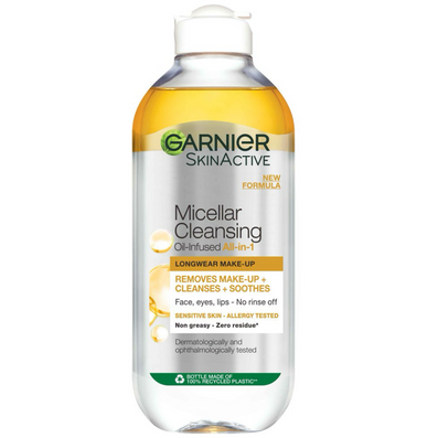 Garnier Skin Active Oil-Infused Cleansing Micellar Water 400ml