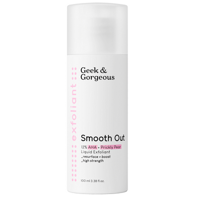 Geek & Gorgeous Smooth Out 12% AHA + Cactus Liquid Exfoliant 100ml