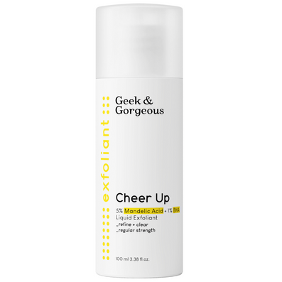 Geek & Gorgeous Cheer Up 6% Mandelic Acid + Salicylic Acid Liquid Exfoliant 100ml