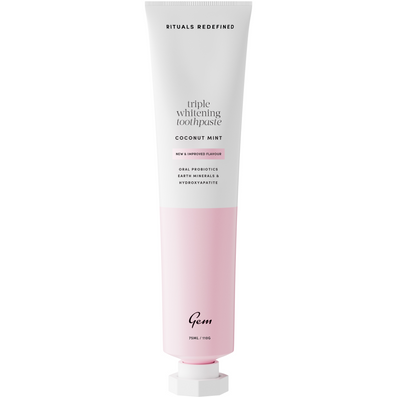 Gem Triple Whitening Toothpaste Coconut Mint 100g