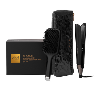 ghd Chronos Flat Iron Hair Straightener Styler Gift Set