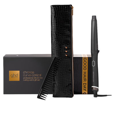 ghd Chronos Curve Conical Wand Hair Curler Gift Set