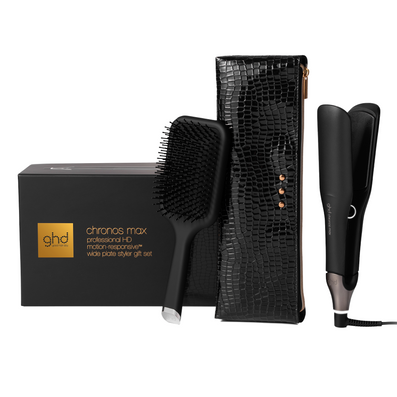 ghd Chronos Max Wide Plate Hair Straightener Gift Set