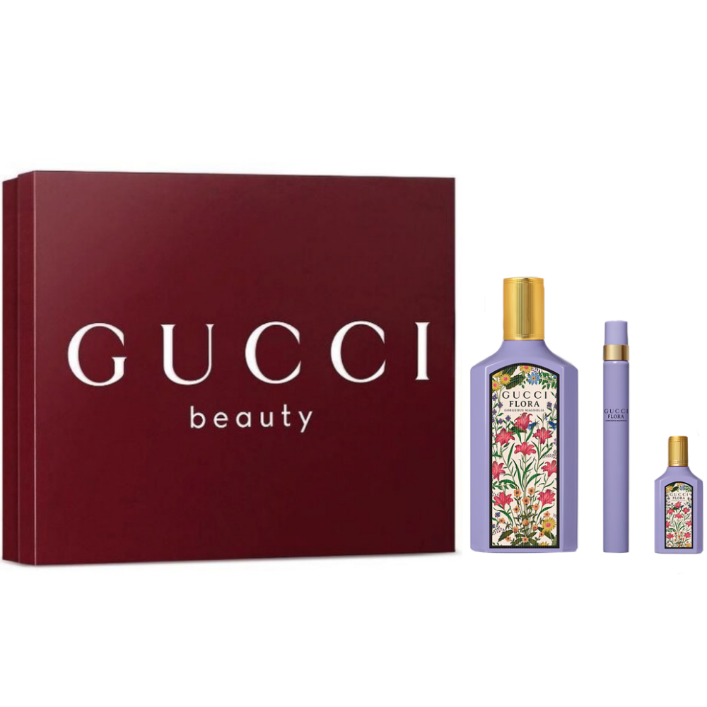 GUCCI FLORA GORGEOUS MAGNOLIA 100mlセット Gucci Flora Gorgeous Magnolia Set EDP 100ml + EDP 5ml + EDP