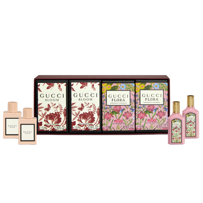 Gucci Bloom & Flora Mini Fragrance Discovery Gift Set 4 x 5ml