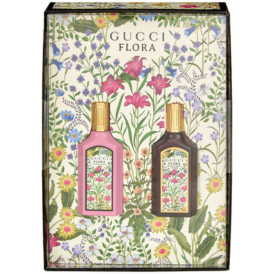 Gucci Flora Gorgeous Gardenia Eau De Parfum Mini Duo Gift Set 2 x 5ml