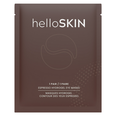 helloSKIN Espresso Hydrogel Eye Masks 1 Pair