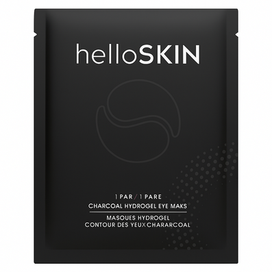 helloSKIN Charcoal Hydrogel Eye Masks 1 Pair