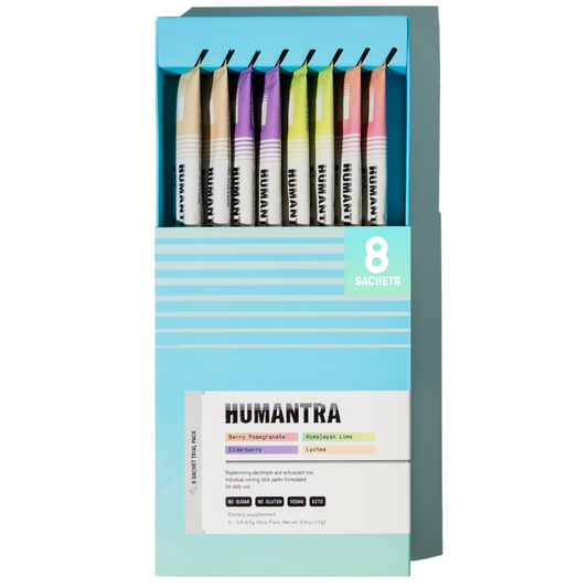 Humantra Electrolyte Powder Hydrating Supplement Trial Pack x8