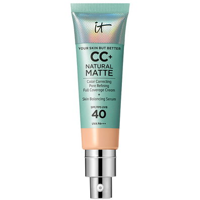 IT Cosmetics Your Skin But Better CC+ Natural Matte Colour Correcting Full Coverage Cream SPF40 32ml