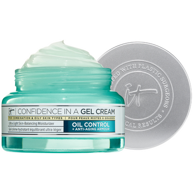 IT Cosmetics Confidence In A Gel Cream Oil Control + Anti-Ageing Ultra Light Skin Balancing Moisturiser 60ml