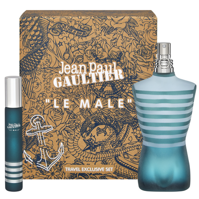 Jean Paul Gaultier Le Male Eau De Toilette Gift Set 125ml