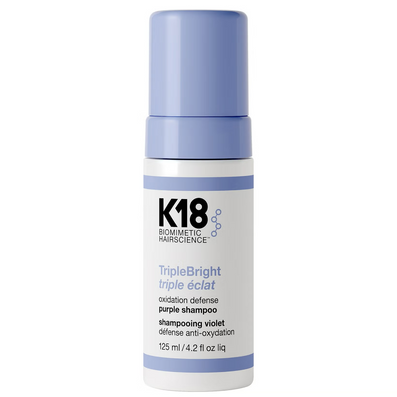 K18 Biomimetic Hairscience TripleBright Oxidation Defence Purple Shampoo 125ml