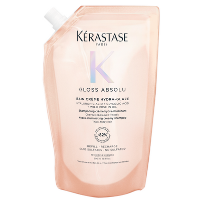 Kérastase Gloss Absolu Bain Crème Hydra-Glaze Hydra-Illuminating Creamy Shampoo Refill Pouch 500ml