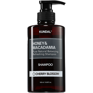 Kundal Honey & Macadamia Pure Natural Balancing Refreshing Shampoo Cherry Blossom 500ml