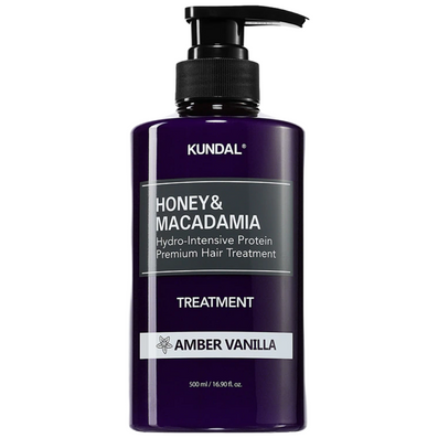 Kundal Honey & Macadamia Hydro-Intensive Protein Premium Hair Treatment Amber Vanilla 500ml