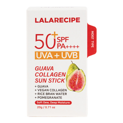 Lalarecipe Guava Collagen Sun Stick PA++++ SPF50+ 20g