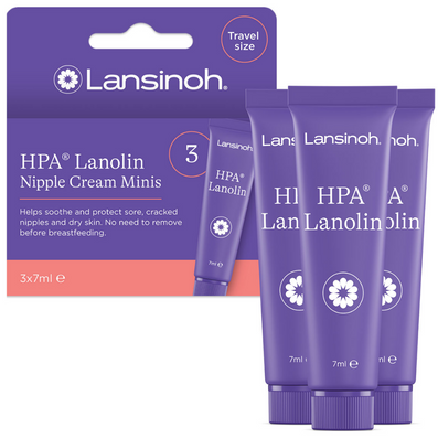 Lansinoh HPA Lanolin Nipple Cream Minis 3 x 7ml