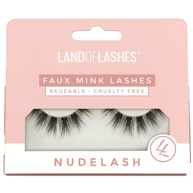 Land Of Lashes NudeLash Faux Mink Strip Lashes #1 Black
