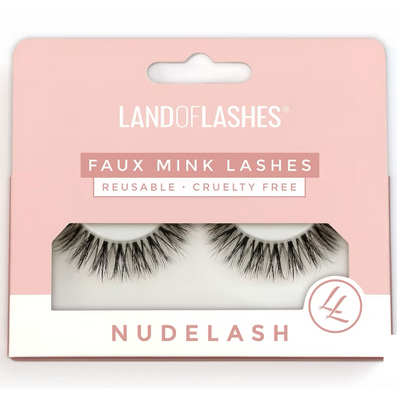 Land Of Lashes NudeLash Faux Mink Strip Lashes #2 Black