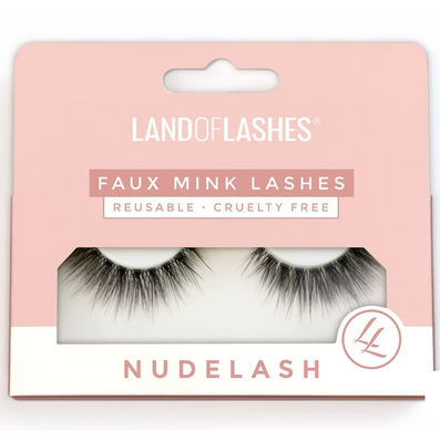 Land Of Lashes NudeLash Faux Mink Strip Lashes #3 Black