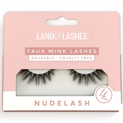 Land Of Lashes NudeLash Faux Mink Strip Lashes #5 Black