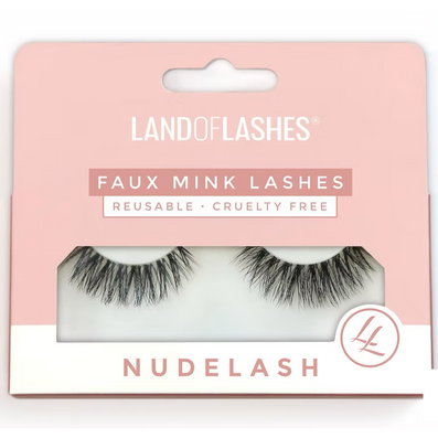 Land Of Lashes NudeLash Faux Mink Strip Lashes #6 Black