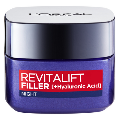 L'Oreal Paris Revitalift Filler Replumping Care Anti-Ageing Night Cream 50ml