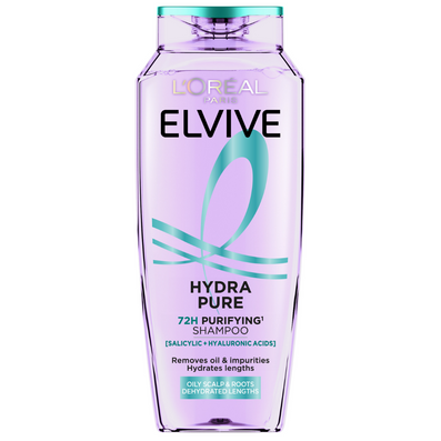 L'Oreal Paris Elvive Hydra Pure 72H Purifying Shampoo 400ml
