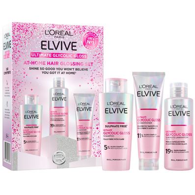 L'Oreal Paris Elvive At-Home Glossing Gift Set