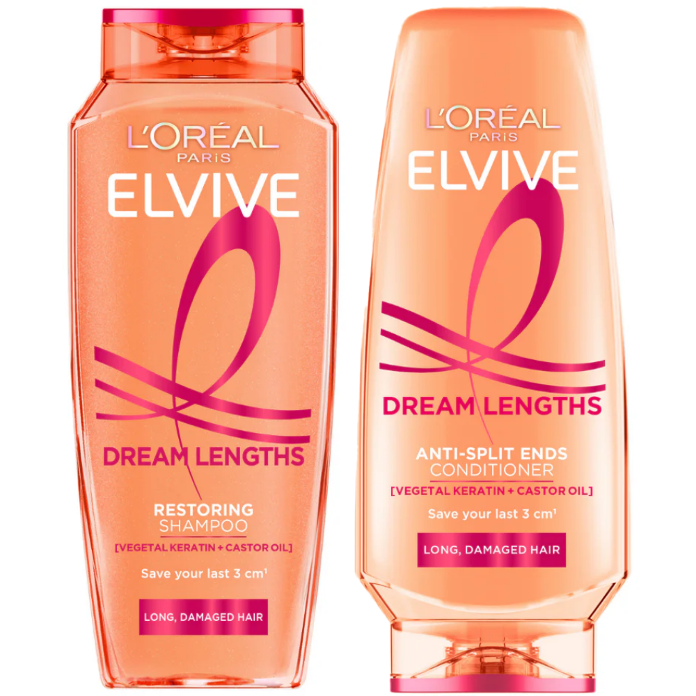 L'Oréal Paris Elvive Dream Length Shampoo – 400 Ml, Für Geschütztes & Gepflegtes Langes Haar