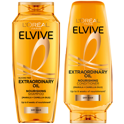 L'Oreal Paris Elvive Extraordinary Oil Nourishing Shampoo 400ml & Conditioner 300ml