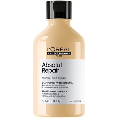 L'Oreal Professionnel Serie Expert Absolut Repair Protein + Gold Quinoa Instant Resurfacing Shampoo 300ml