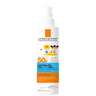 La Roche-Posay Anthelios UVMune 400 Dermo-Paediatrics Invisible Spray PA++++ SPF50+ 200ml