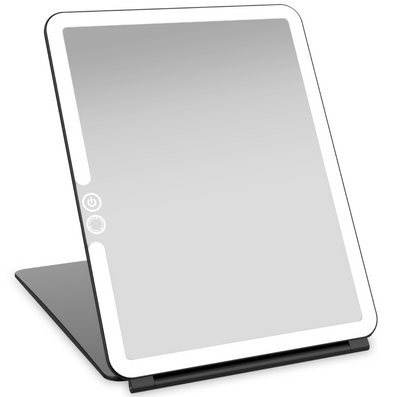 Luna London Eclipse Travel Mirror Matte Black