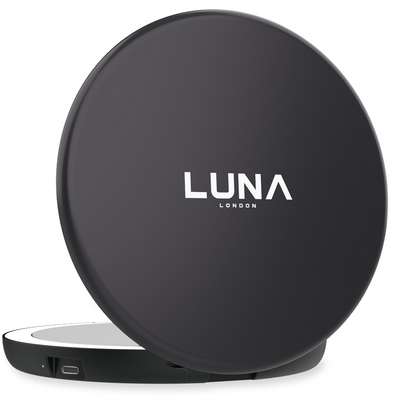 Luna London Compact Mirror Matte Black
