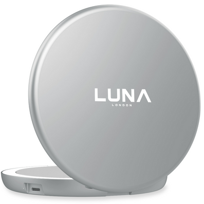 Luna London Compact Mirror Chalk Grey