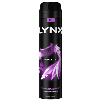 Lynx XXL Excite 48h Crisp Coconut & Black Pepper Deodorant Body Spray 250ml